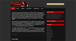 Desktop Screenshot of planetvampire.com